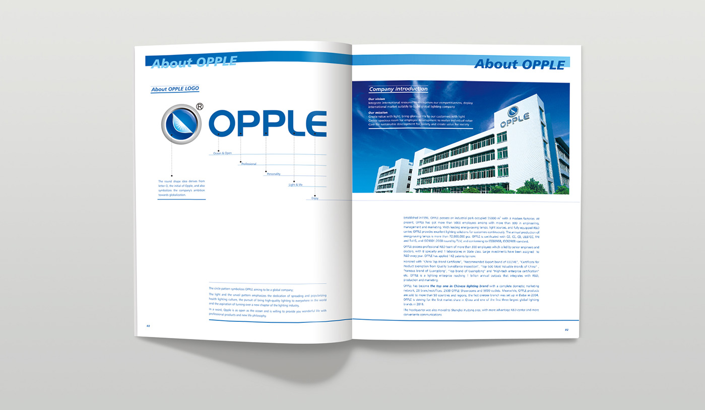 opple產(chǎn)品畫冊設(shè)計