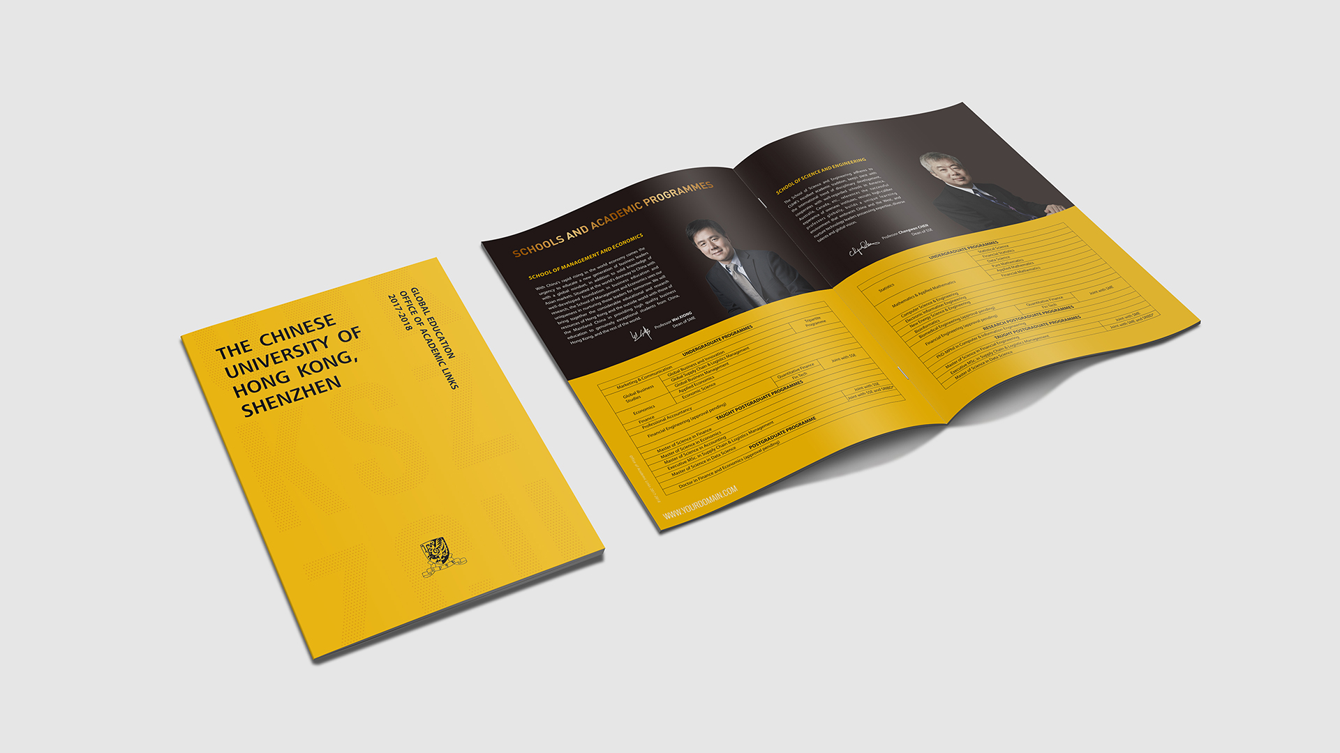 香港中文大學畫冊設計01